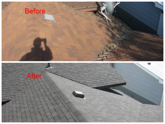 Before and After Roof Repairs. Best Edmonton Roofers for Roofing Services.